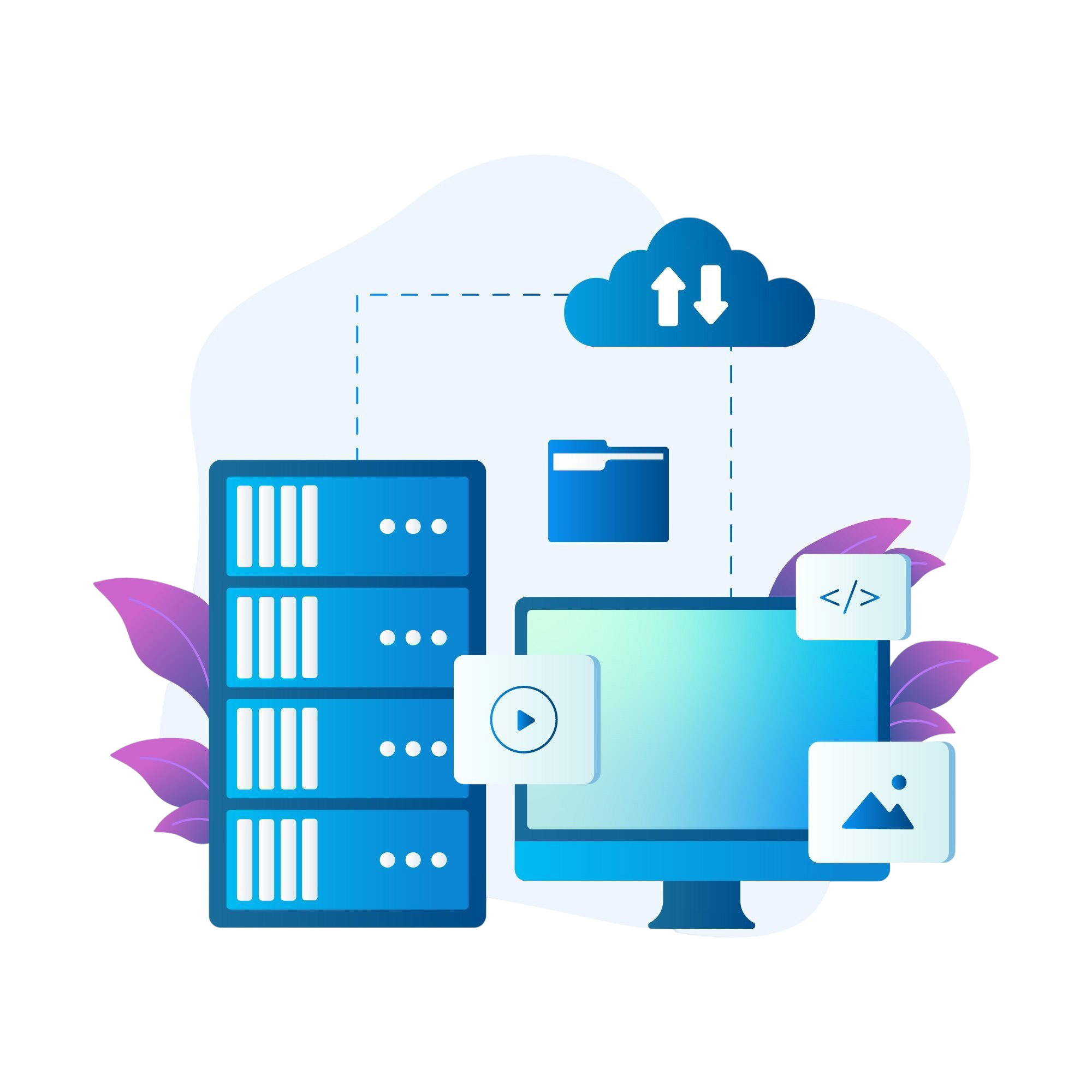 gradient-website-hosting-illustration